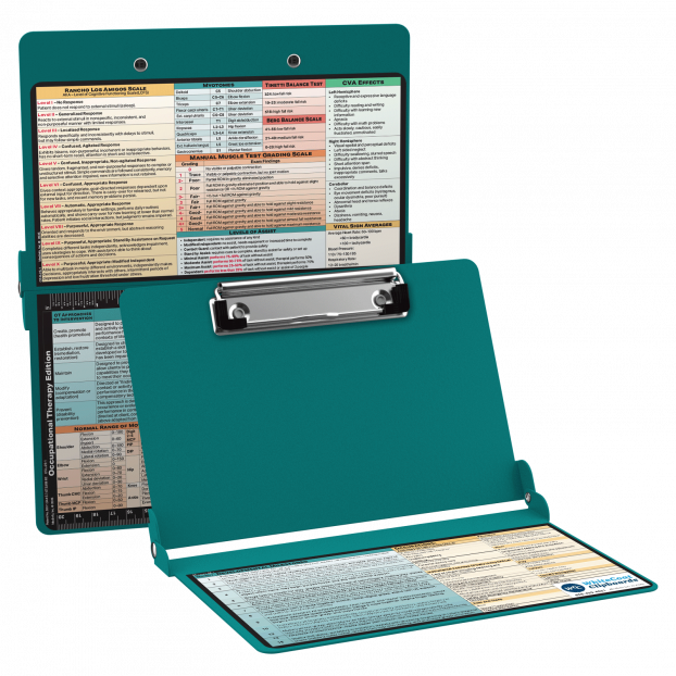 WhiteCoat Clipboard® - Teal Occupational Therapy Edition